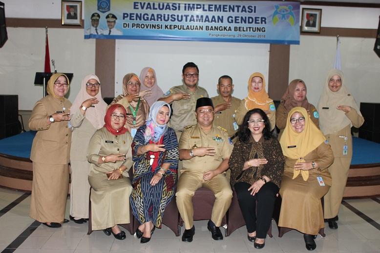 DP3ACSKB dan BAPPELITBANGDA PROVINSI FASILITASI EVALUASI APE 2018