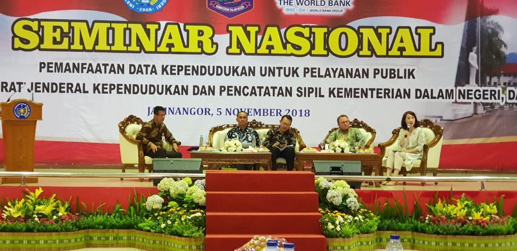 Dukung GISA, Susanti Hadiri Seminar Nasional Dukcapil  2018