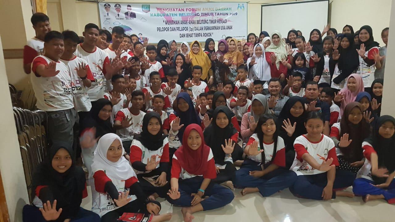 Hadiri Penguatan Forum Anak Beltim, Ini Pesan Susanti