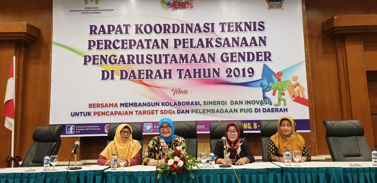 IKUTI RAKORTEK KPPPA, DP3ACSKB BABEL DUKUNG PERCEPATAN PUG 