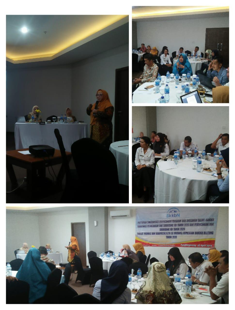 DP3ACSKB IKUT RAPAT SINKRONISASI TENTANG DAK BKKBN BABEL