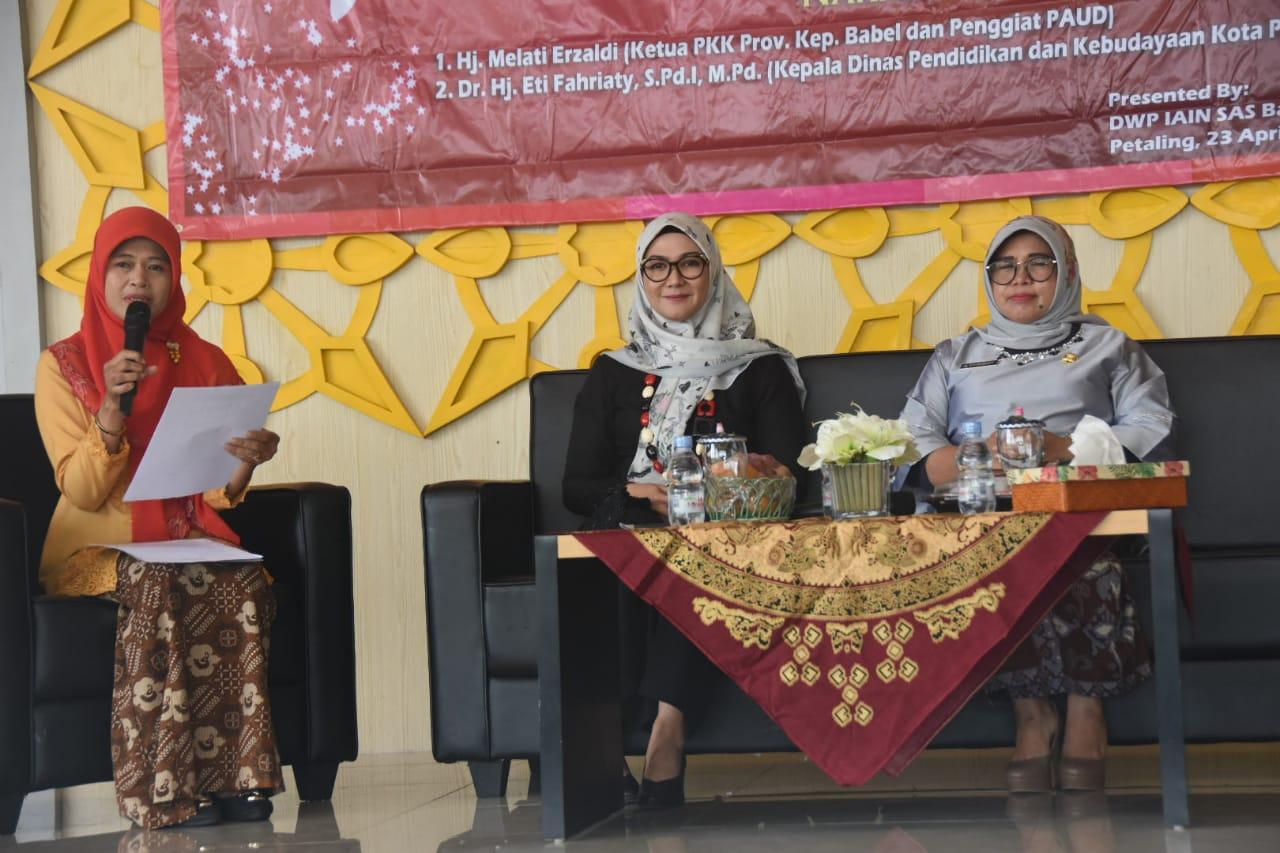 TALKSHOW DI IAIN SAS BABEL, MELATI AJAK JADI PEREMPUAN BERKUALITAS