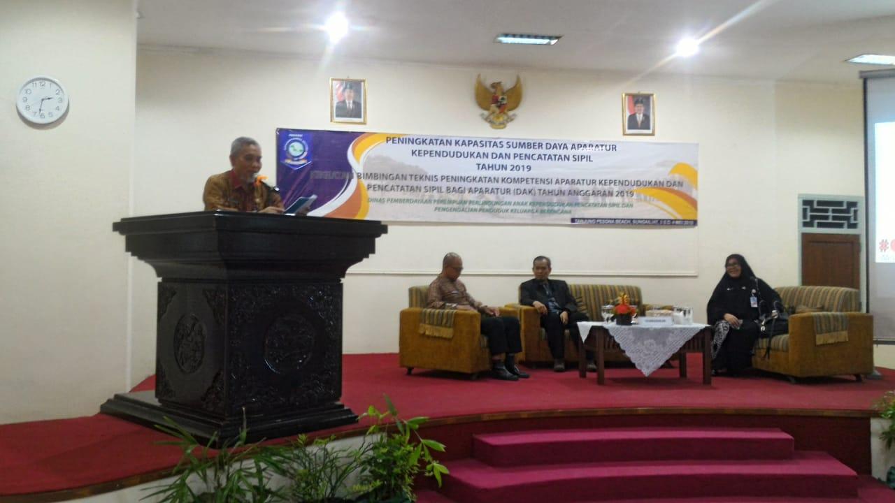 TINGKATKAN KAPASITAS APARATUR DUKCAPIL SEBABEL, DP3ACSKB GELAR BIMTEK