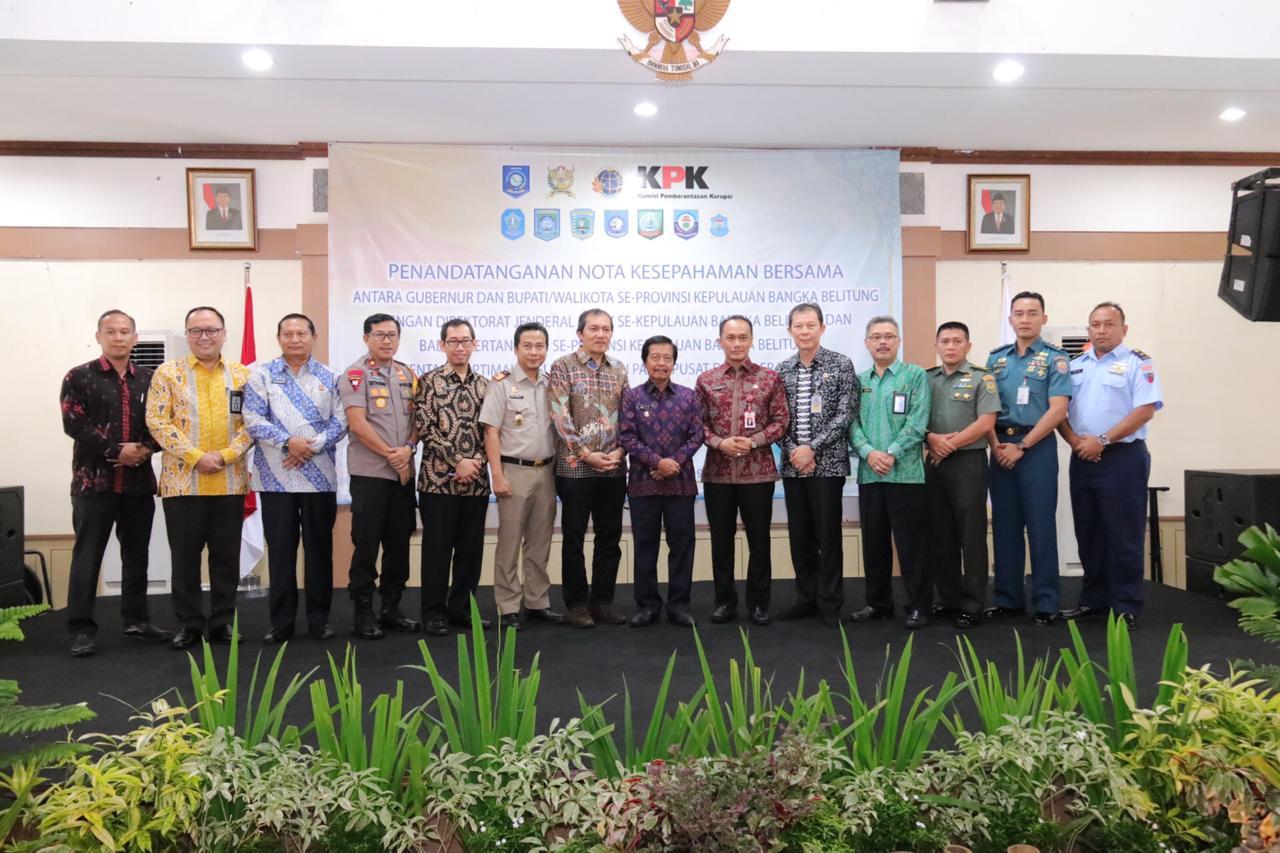 OPTIMALKAN PEMANFAATAN DATA KEPENDUDUKAN, BABEL LAKUKAN PENANDATANGANAN NOTA KESEPAHAMAN 