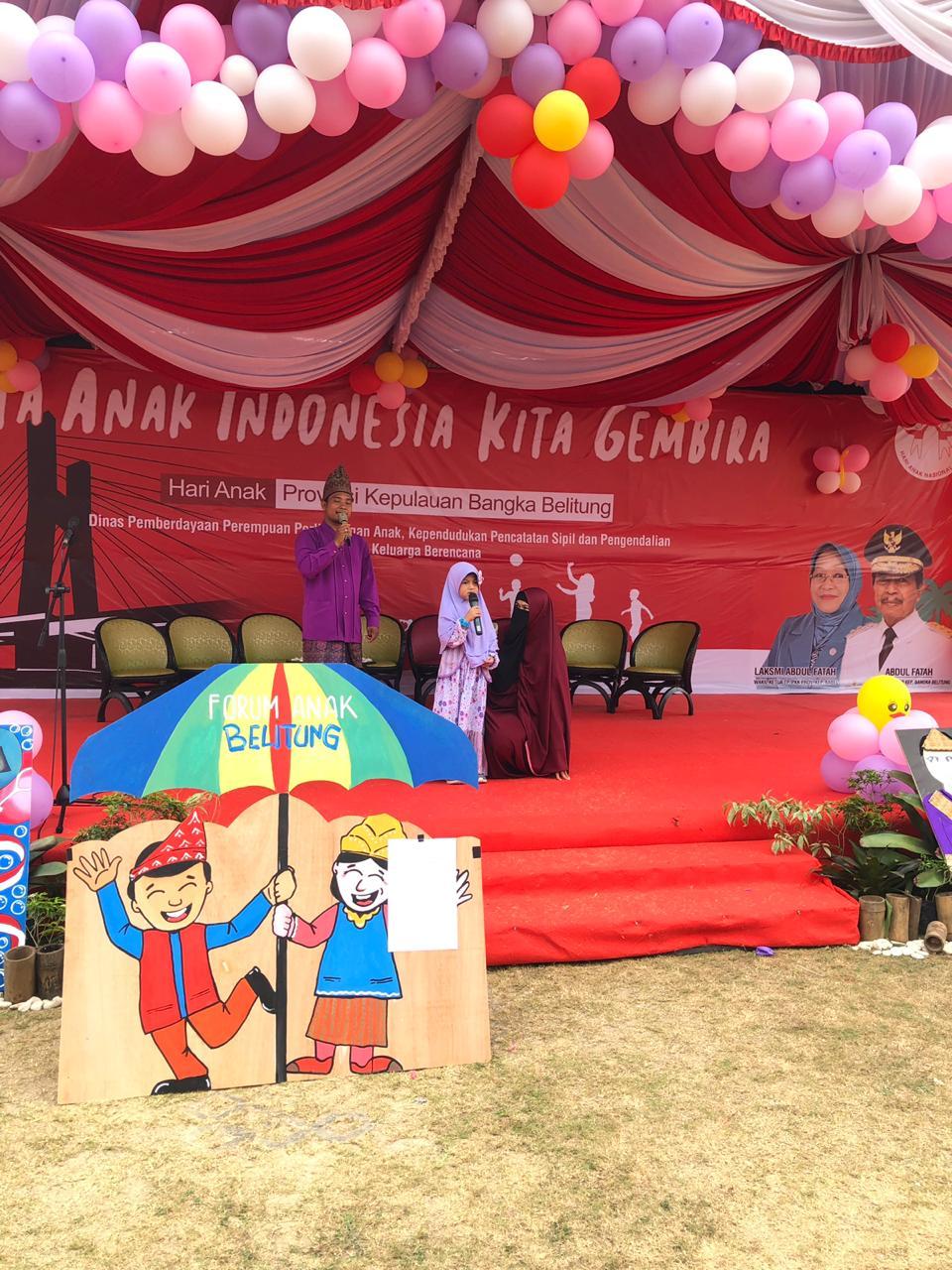 PERINGATAN HARI ANAK BABEL 2019, LANTUNAN AYAT SUCI OLEH ASSYFA ZAHRA BUAT TERKESIMA