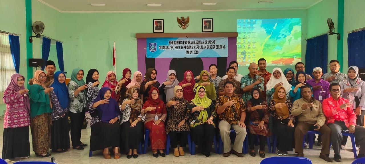 DP3ACSKB BABEL SINERGITASKAN PROGRAM KE 7 KABUPATEN KOTA SE-BABEL