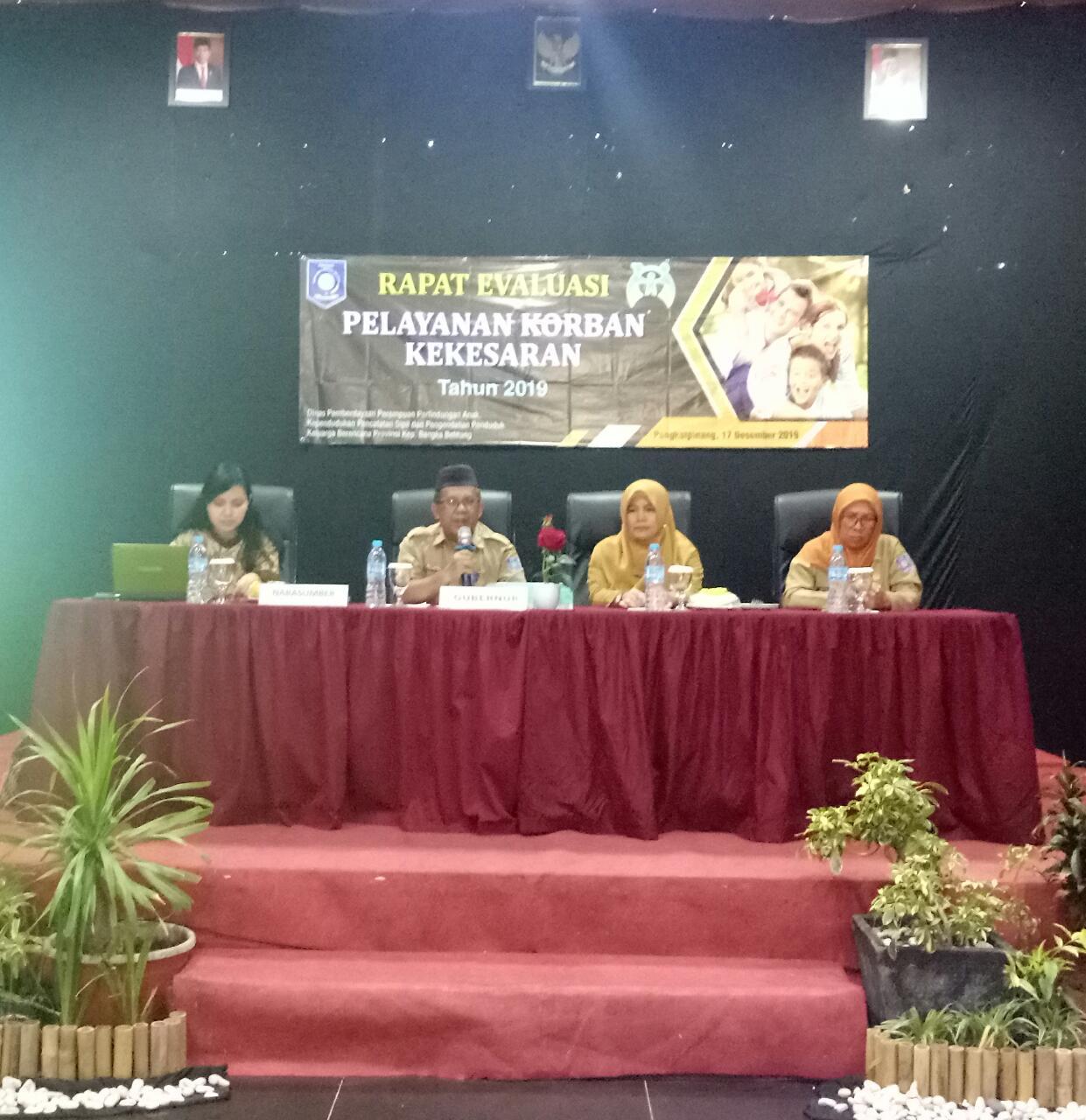 DP3ACSKB GELAR RAPAT EVALUASI PENANGANAN KORBAN KEKERASAN TERHADAP PEREMPUAN DAN ANAK