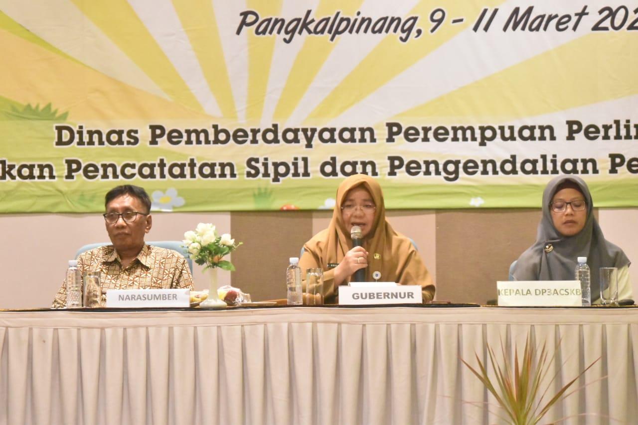 Babel Siap Menuju Provinsi Layak Anak, Segera Input Data Pendukung