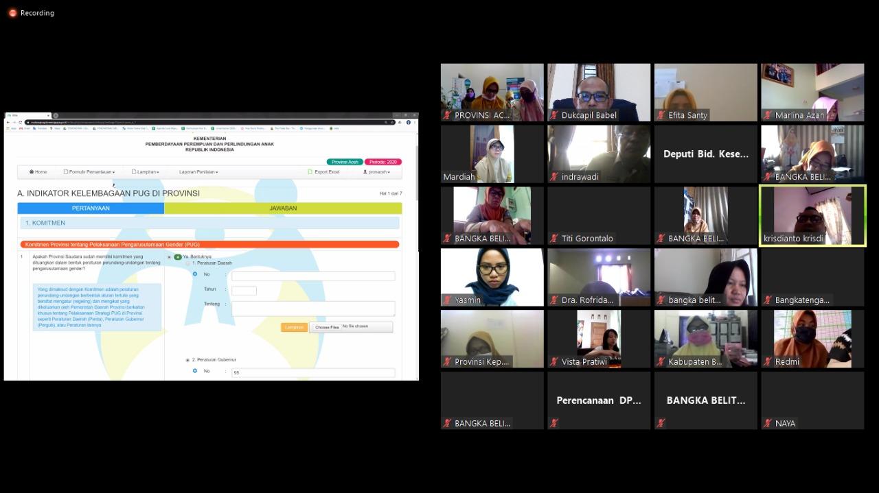 Jelaskan Input Data APE, Kementerian  PPPA RI Minta Daerah Proaktif