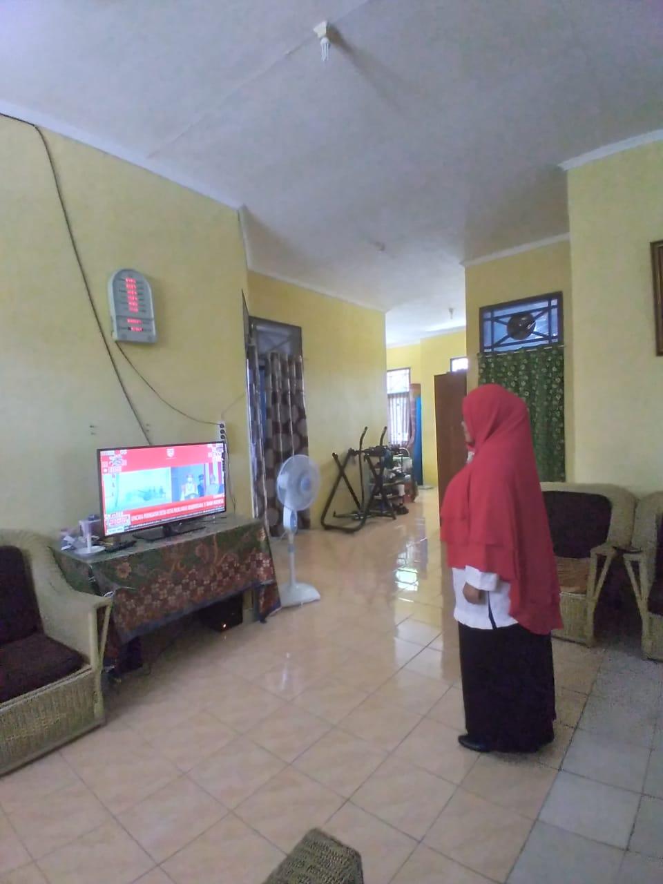 Pejabat Eselon DP3ACSKB Babel Ikut Upacara Peringatan HUT RI Secara Virtual