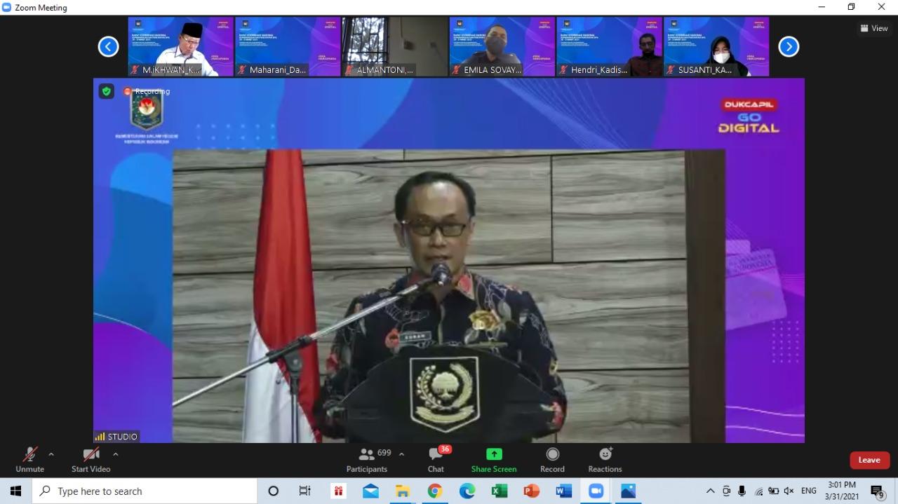 Indonesia Terbebas Pandemi Covid-19, Ini Kontribusi Dukcapil