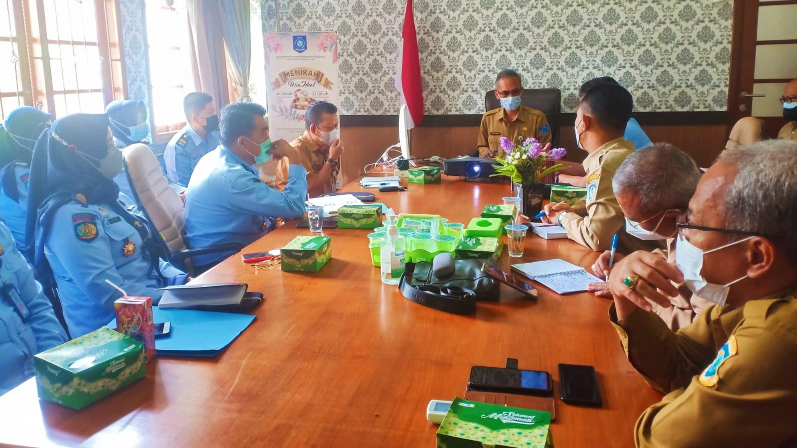 Koordinasi Percepatan Vaksinasi Warga Binaan di Bangka Belitung, Asyraf Kepala DP3ACSKB Ingin Persoalan Data Kependudukan Tuntas