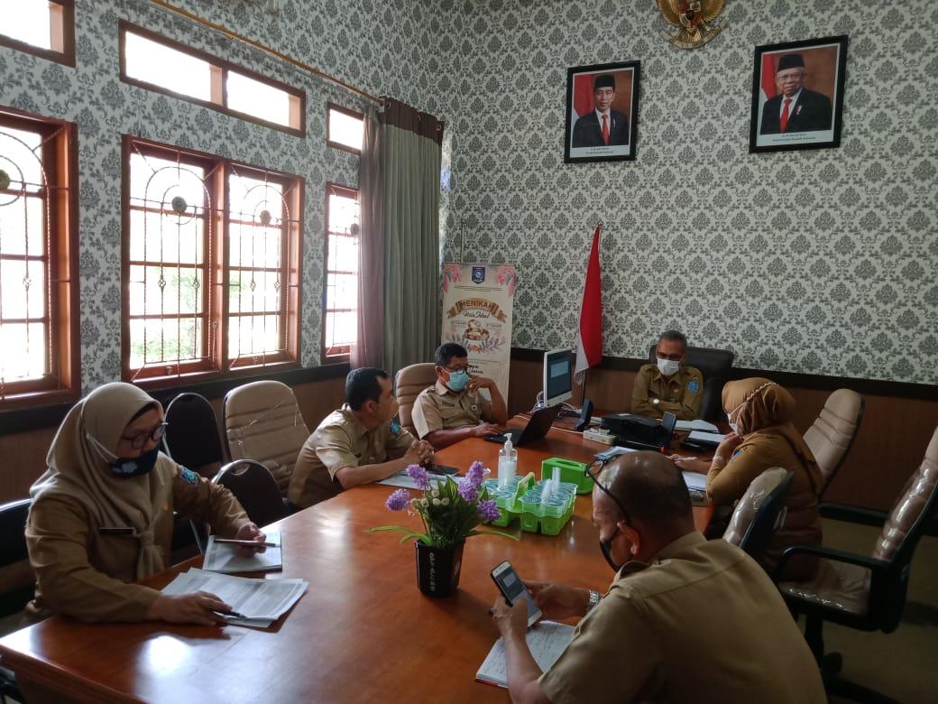 Kepala DP3ACSKB Pimpin Rapat Evaluasi, Ini Agenda Rapatnya