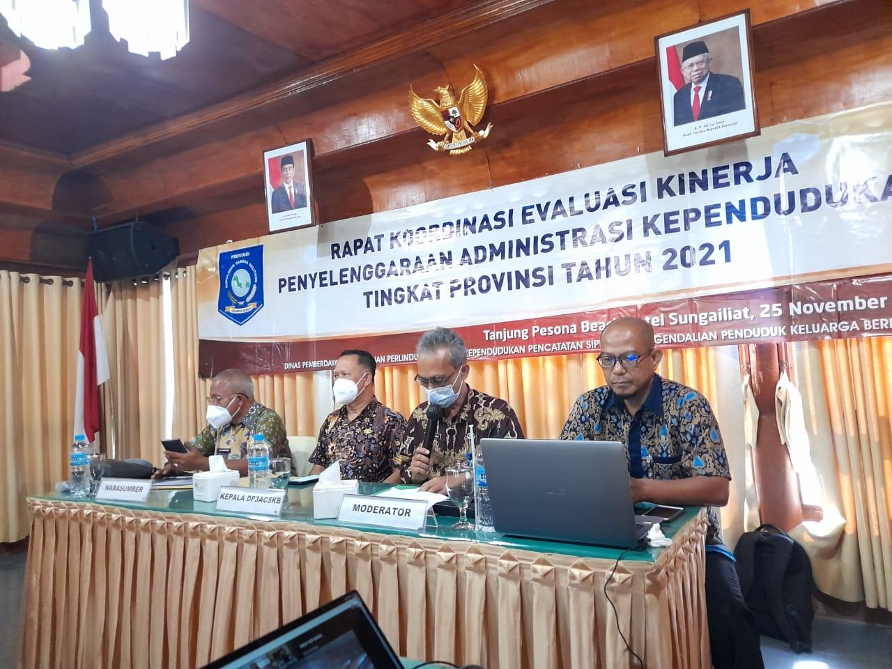Rapat Koordinasi Evaluasi Kinerja Dukcapil, Asyraf Kepala DP3ACSKB: Berbagi Strategi dan Pengalaman