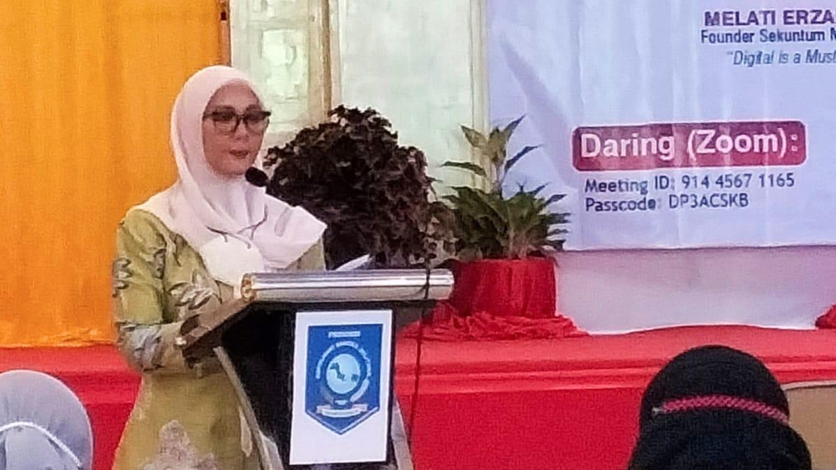 Workshop Wirausaha Perempuan di Era Digital, Melati Erzaldi: Perempuan Tidak Boleh Tertinggal 