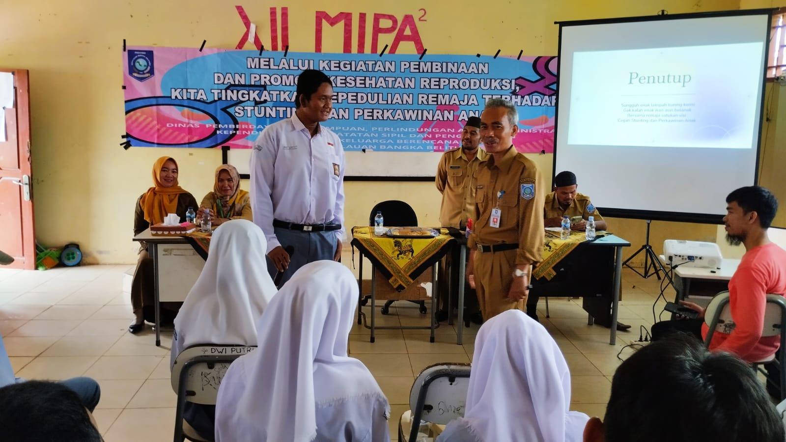 Asyraf Ingatkan Siswi Prioritaskan Kesehatan Reproduksi, Ini Salah Satu Caranya 