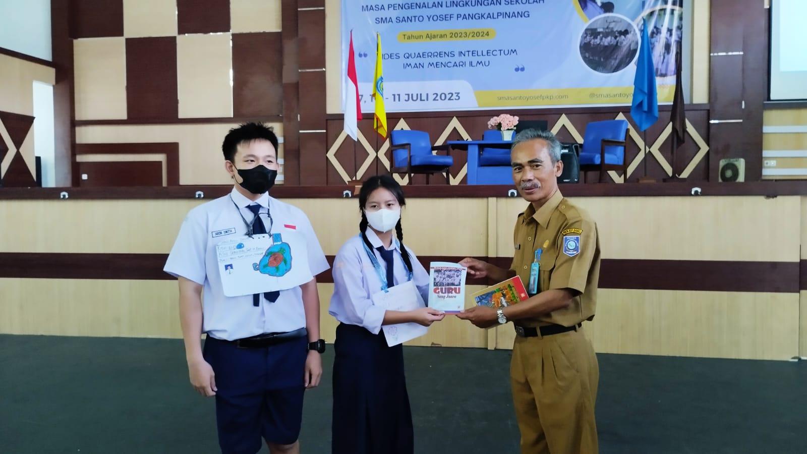 MPLS SMA Santo Yosef, Asyraf Pesan Agar Menjadi Siswa Beretika