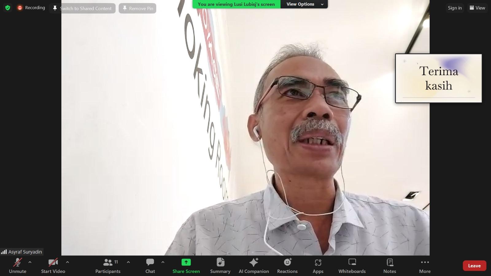 Asyraf Berharap PIK-R Menjadi Wadah Remaja Menemukan Solusi