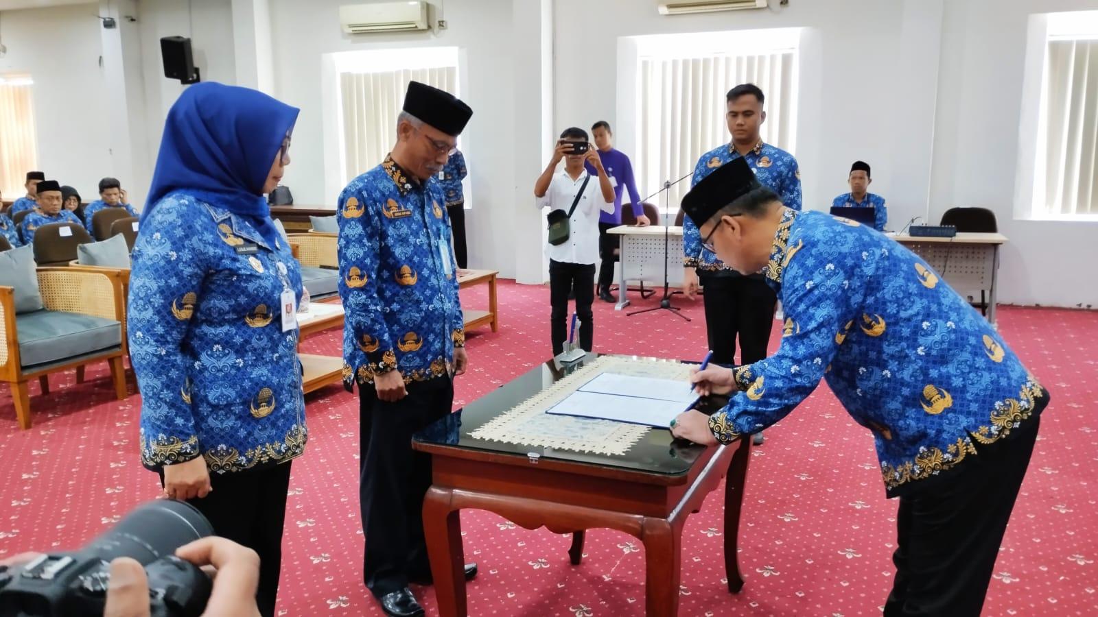 Pengukuhan PAW Dewan Pengurus Korpri Pangkalpinang, Asyraf: Ciptakan Birokrasi Bersih