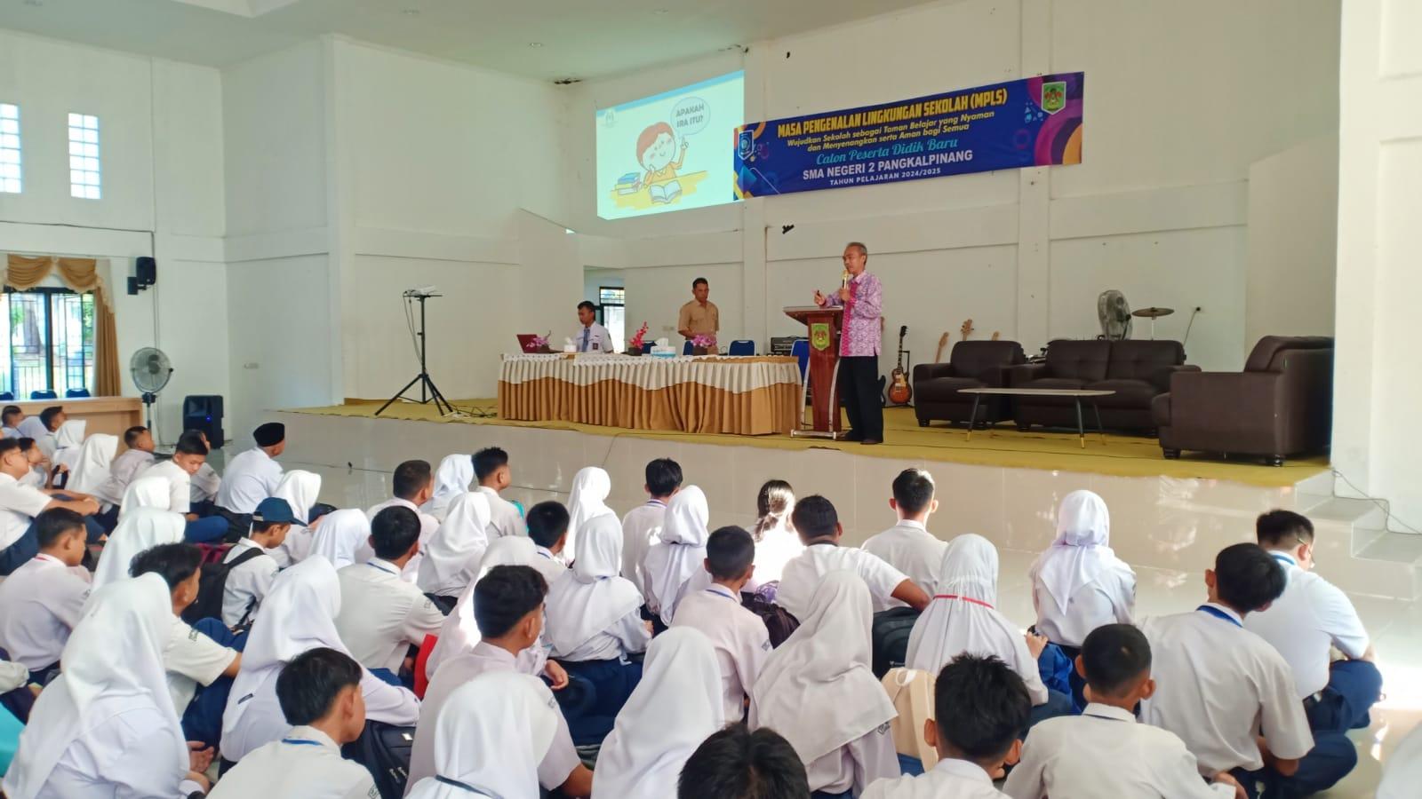 MPLS di SMAN 2, Asyraf Mengulas Fenomena Generasi Muda 