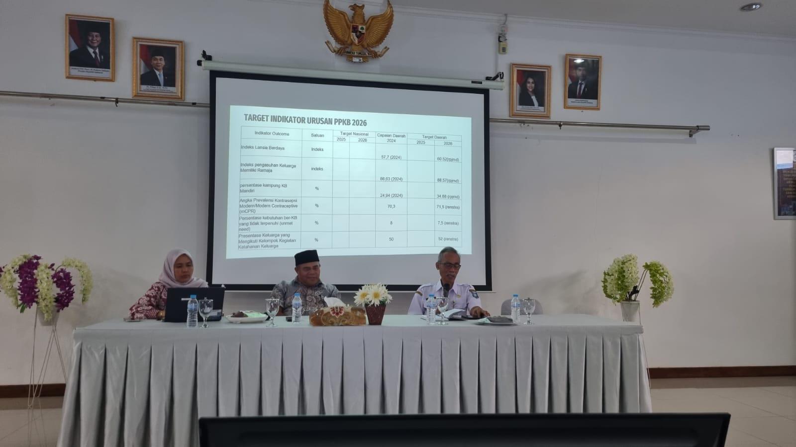 Audiensi Sinkronisasi Program 2026: Perkuat Sinergi Pengendalian Penduduk dan KB di Bangka Belitung