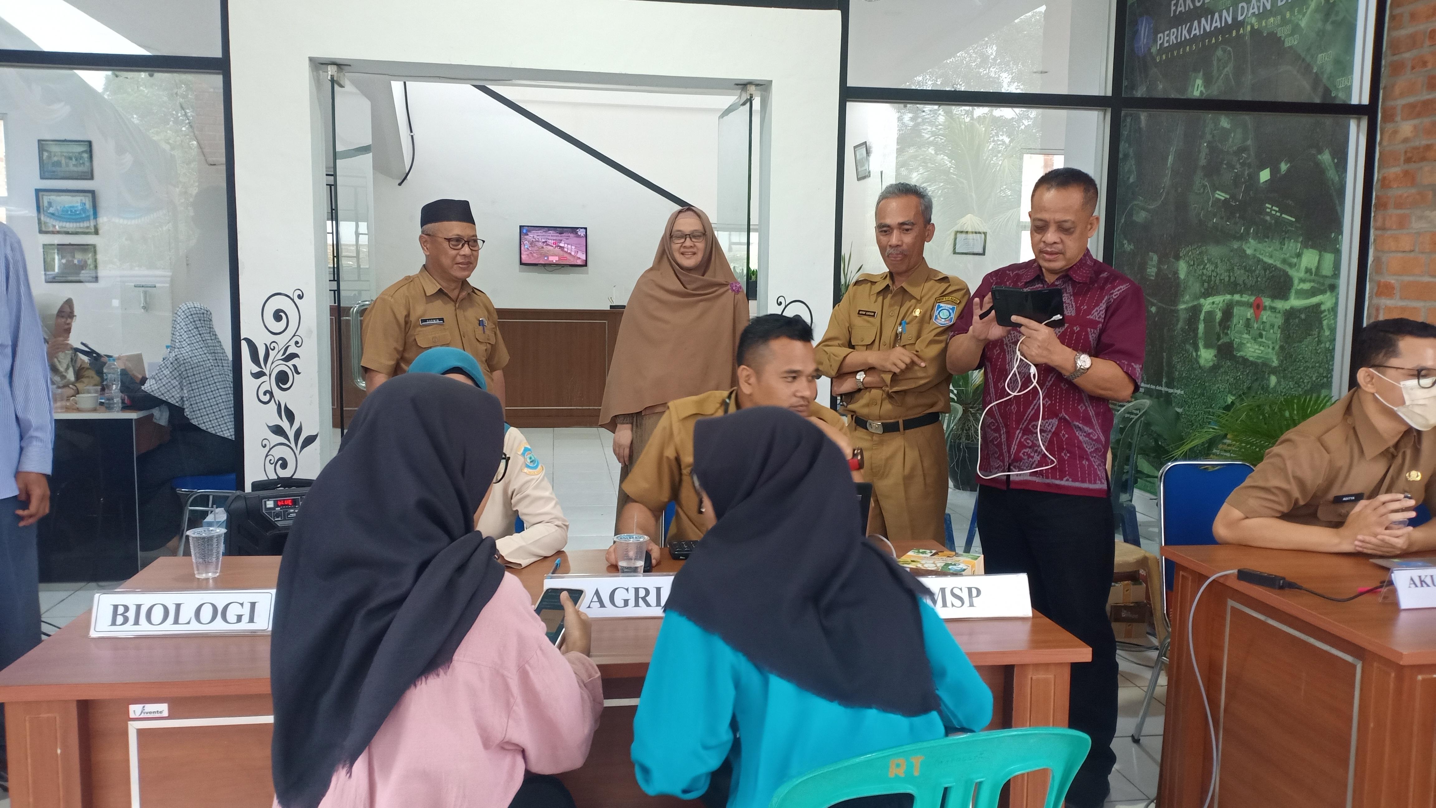 Asyraf Tinjau Pelaksanaan Aktivasi IKD di UBB