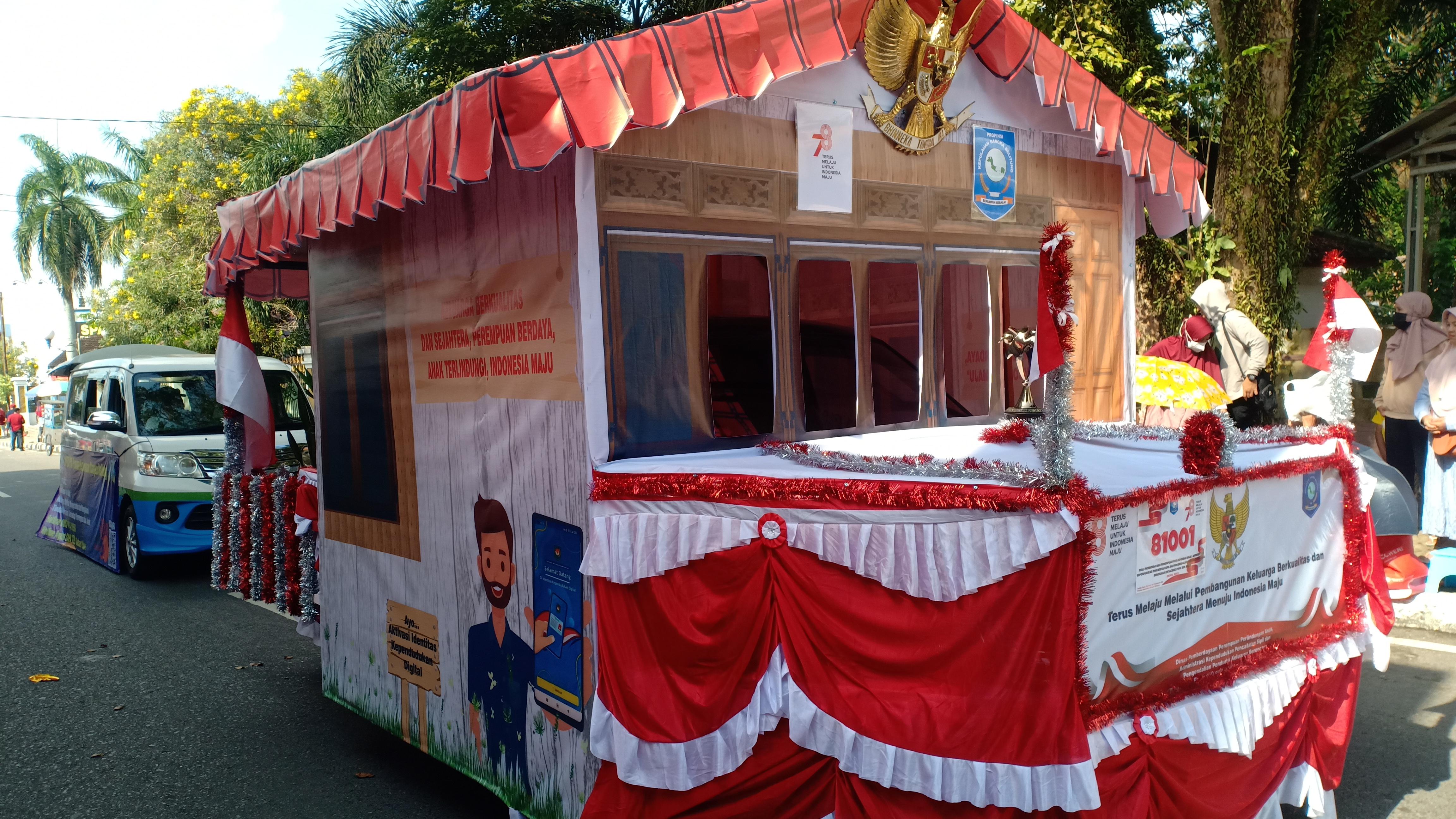 Pawai Kendaraan, DP3ACSKB Ingin Wujudkan Keluarga Ideal