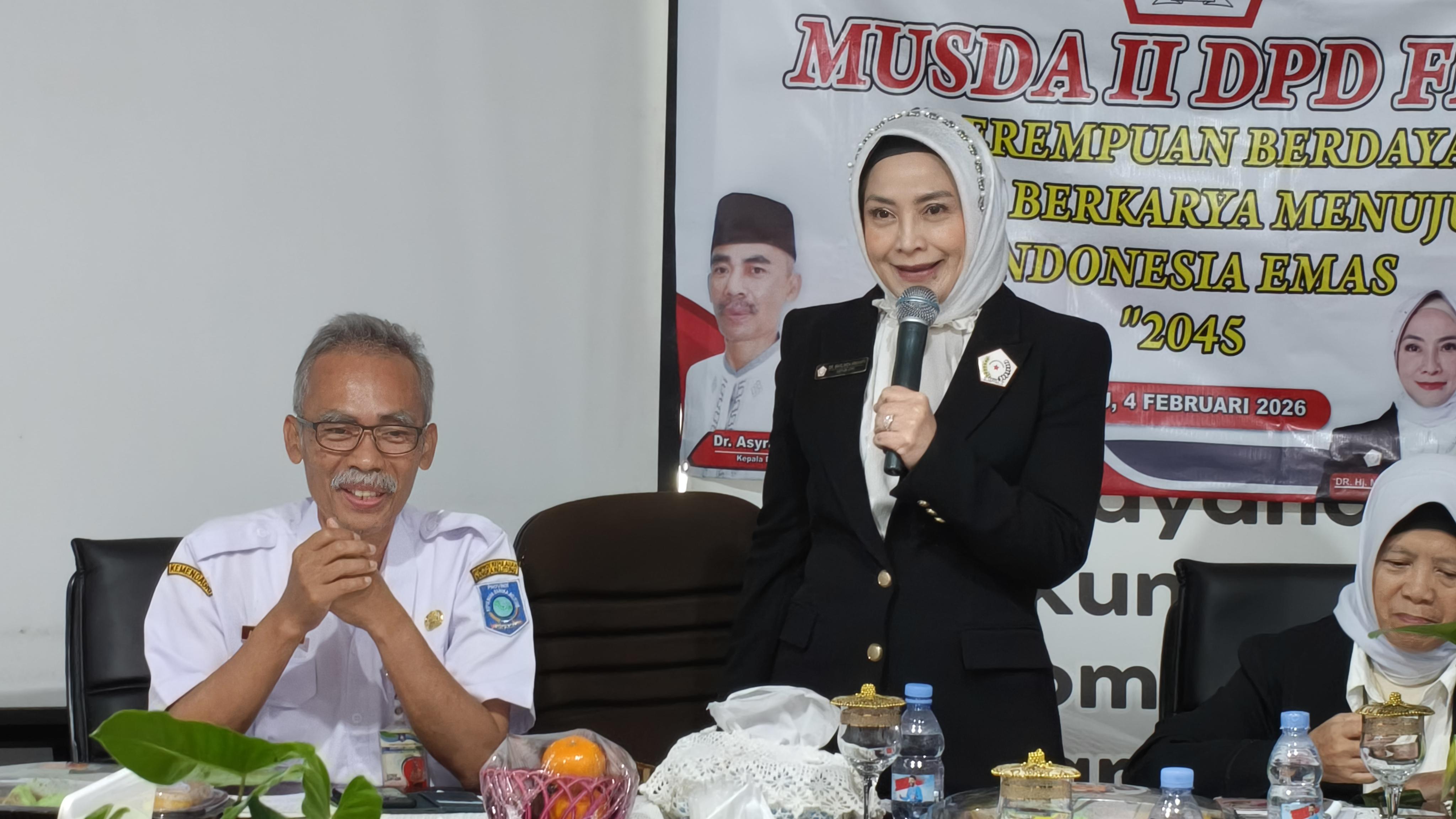 Musda II DPD FPPI, Ketum Marlinda Titip Pesan Begini 