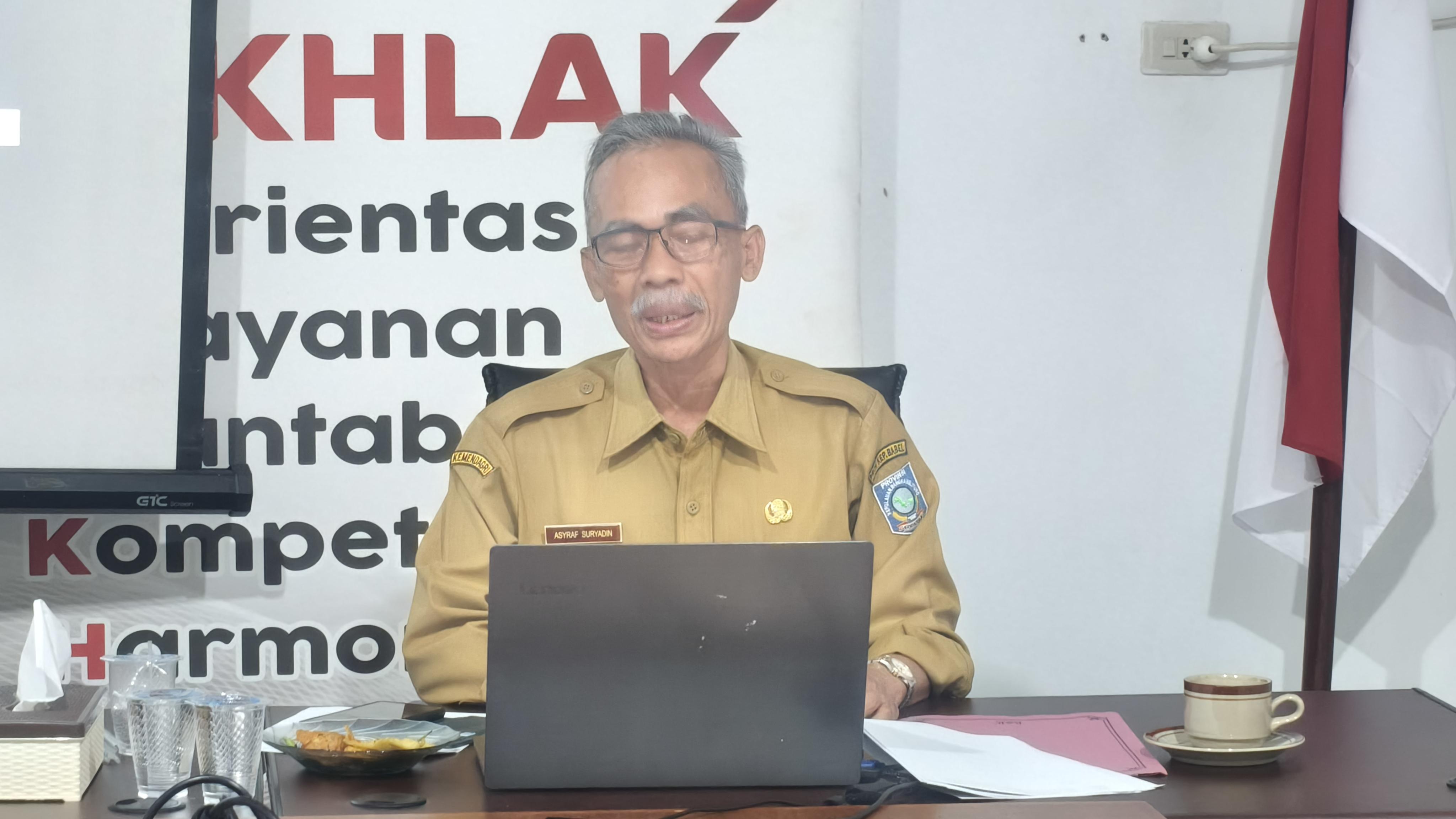 Rakor Evaluasi KLA, Asyraf Ingatkan Jangan Terburu-buru Mengisi Kuesioner