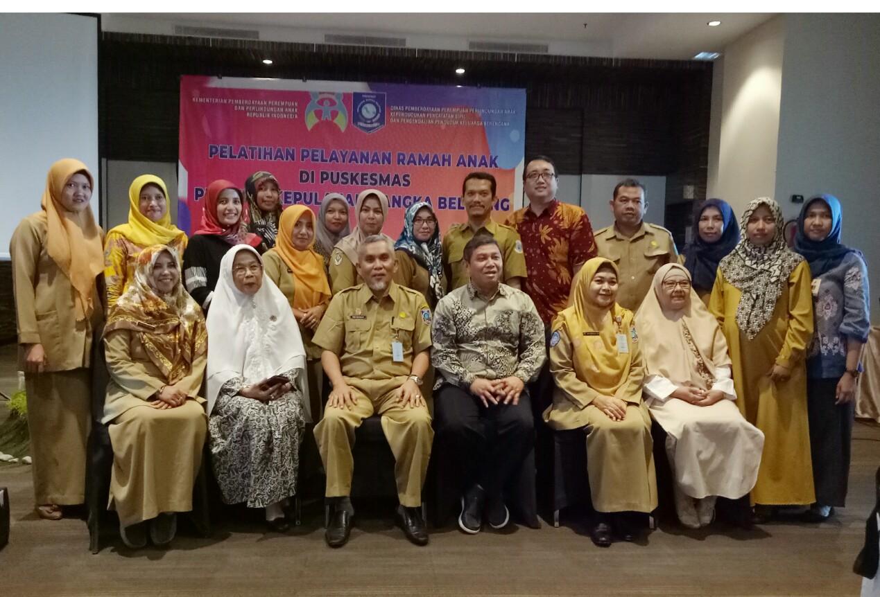 Menuju Provila,  DP3ACSKB Fasilitasi Pelatihan Pelayanan Ramah Anak di Puskesmas Babel