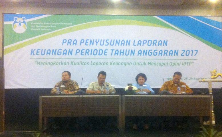 “PRA PENYUSUNAN LAPORAN KEUANGAN PERIODE TAHUN ANGGARAN 2017 UNTUK MENCAPAI OPINI WAJAR TANPA PENGECUALIAN (WTP) KPP-PA RI”