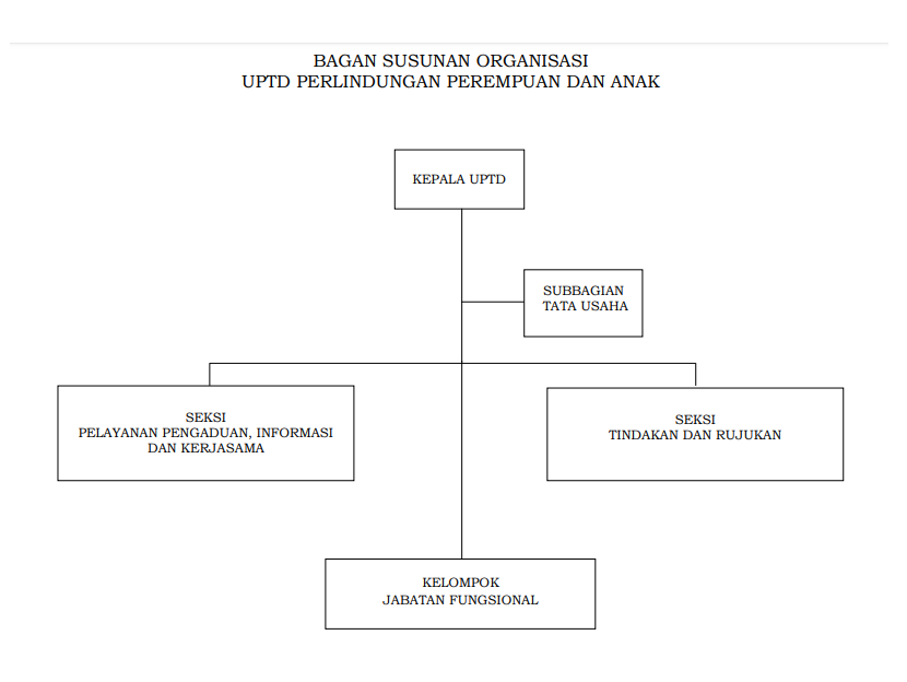 Struktur Organisasi UPTD PPA