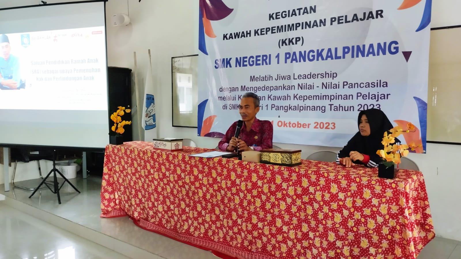 Asyraf Apresiasi Woro-Woro Stop Kekerasan Terhadap Anak di SMKN 1 Pangkalpinang