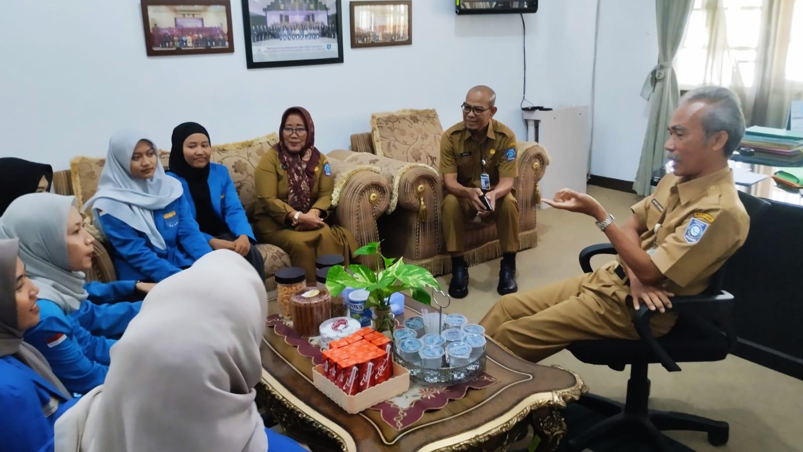 Audiensi PMII Bersama Kadis DP3ACSKB Babel, Ini yang Dibahas