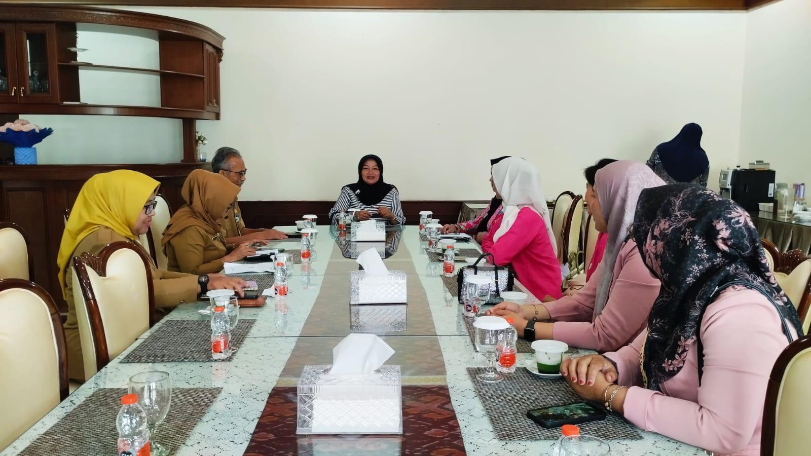 Ibu Muda Berkarya Audiensi Bersama Pj. Ketua TP PKK Dya Sugito, Begini Harapannya 