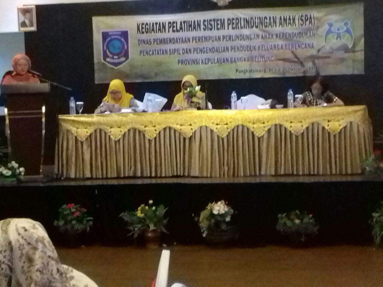 PELATIHAN SISTEM PERLINDUNGAN ANAK TINGKATKAN PERLINDUNGAN ANAK DI BANGKA BELITUNG