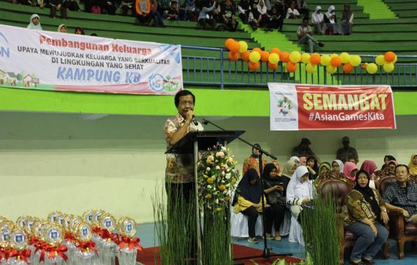 Wagub Abdul Fattah saat menutup kegiatan Kemah Konselor Sebaya Tahun 2018
